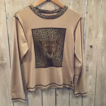 헤이세이 00s y2k 세컨드 스킨 레오파드 무늬