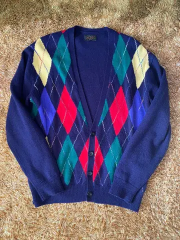 BEAMS PLUS 아가일 무늬 가디건