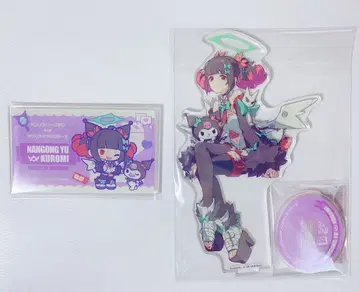 젠제로 gigo 애니메이트 산리오 남궁 깃털 아크릴 스탠드 아크릴 카드