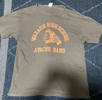 WAREHOUSE 세코한 T셔츠 S 사이즈 흑먹색