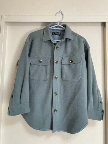 CUBE SUGAR 스카이블루 셔츠 자켓