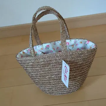 캐스키드슨 미니 바스켓백 꽃무늬