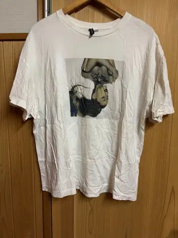 아리아나 그랑데 그래픽 프린트 T셔츠