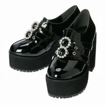 NOEMIE 통굽 W 반지 매니시 슈즈