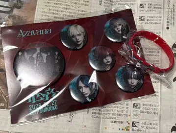 Azavana 캔뱃지 러버 밴드 세트 심음 Zepp Shinjuku