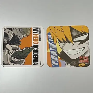 나의 히어로 아카데미아 히로아카 원화전 바쿠고 카츠키 아트 코스터 세트