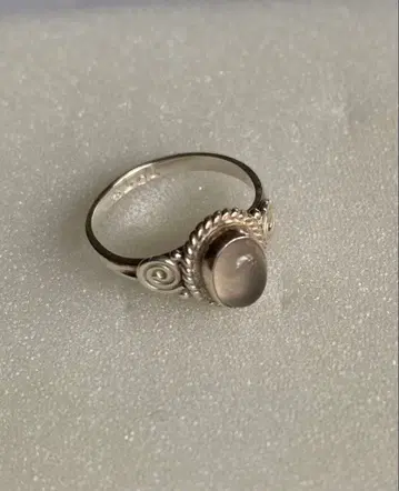 문스톤 실버 반지