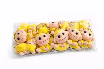 택 포함 원숭이 몽키 봉제 인형 키링 마스코트 묶음 판매