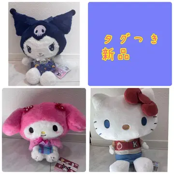 키티 쿠로미 마이멜로디 봉제 인형 산리오 묶음 판매