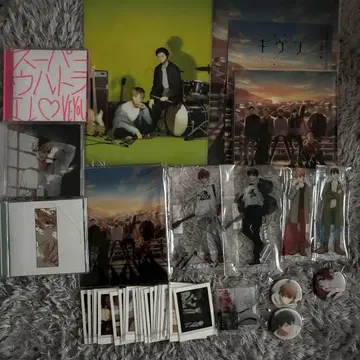 기븐 마후유 릿카 아크릴 스탠드 캔뱃지 파샤코레 CD 패널 클리어 파일