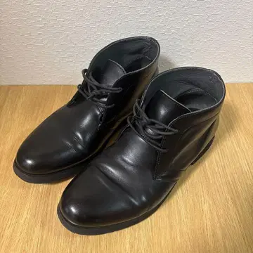 UNITED ARROWS 블랙 처카 부츠 8.0