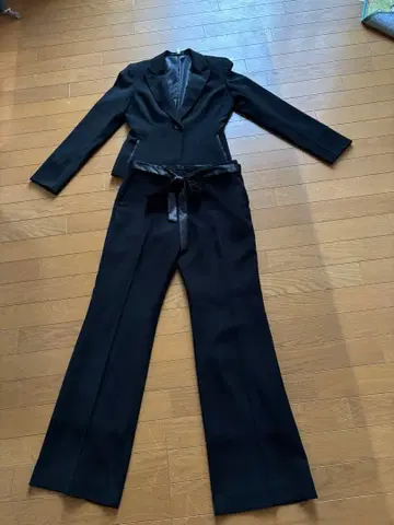 COMME CA ISM 블랙 팬츠 셋업 L