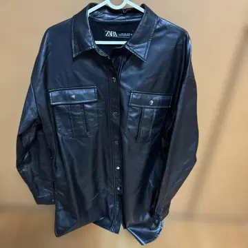 ZARA 여성용 페이크 레더 자켓