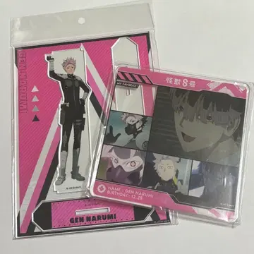 괴수 8호 나루미 겐 아크릴 스탠드 세트