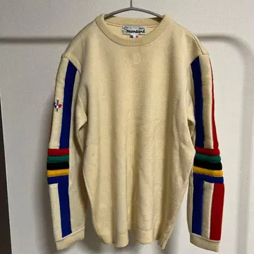 11747391 니트 archive 배색 포커즈