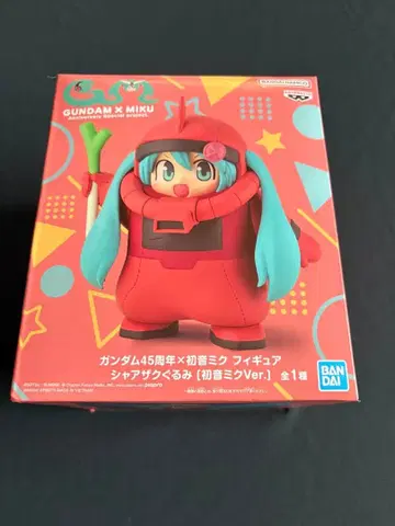 GUNDAM x MIKU 하츠네 미쿠 피규어 샤아 자쿠 Ver.