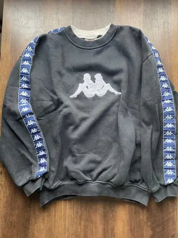 Kappa 블랙 맨투맨