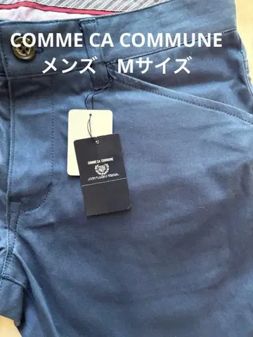 COMME CA COMMUNE 네이비 코튼 혼방 슬랙스 M 사이즈