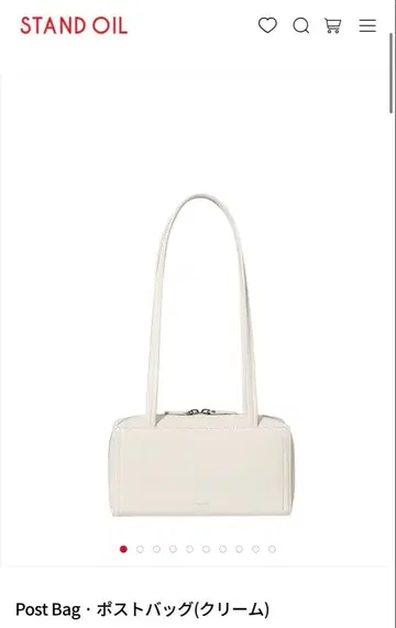 STAND OIL 엽서 백 (크림)