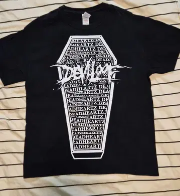 DEVILOOF DEADHEARTZ 티셔츠 L
