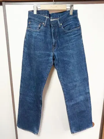 코지마 진즈 스트레이트 데님 블루