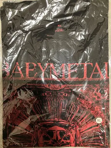BABYMETAL THE ONE TEE 2025 xl 사이즈 미개봉