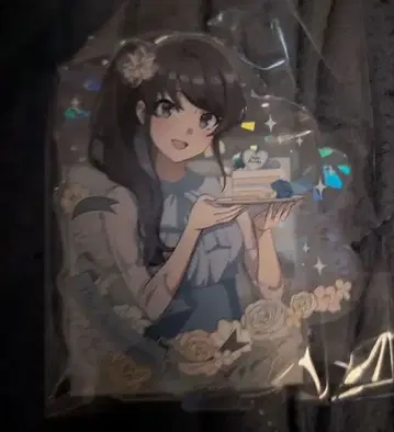 사쿠라지마 마이 케이크 반짝반짝 아크릴 스탠드 제비뽑기당 청춘 돼지