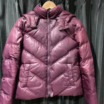 y2k 오빠계 GAP 후드 부착 퍼플 다운 자켓 S