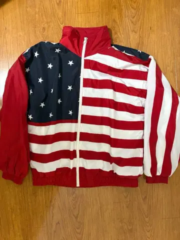 ACTIVE HORIZON 미국 국기 자켓 S