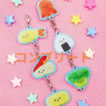 쿠오리아 닛코리노 도시락 아크릴 참 세트 2