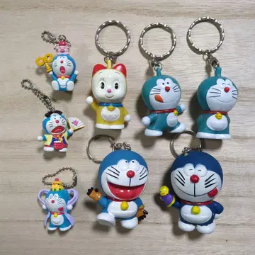 도라에몽 키링 모음 세트 8점 레트로