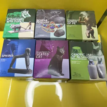 대영 박물관 [고대 이집트의 유산] 시리즈 리얼 미니어처 피규어 6종류