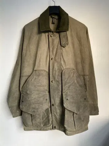 FILSON USA제 올리브 그린 오일 가공 필드 자켓