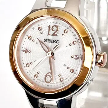 세이코 SEIKO 여성용 손목시계 작동 전파 솔라 연마 완료 s2073