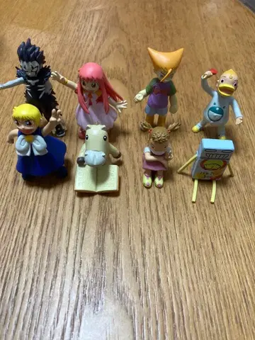 금색의 갓슈벨 캐릭터 피규어 8체 세트