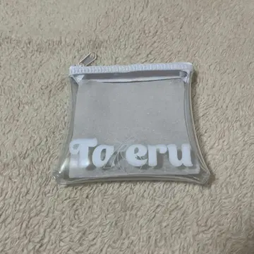 INI POPUP 고토 타케루 클리어 파우치