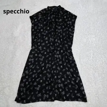 스페치오 셔츠 원피스 올 패턴 롱 기장