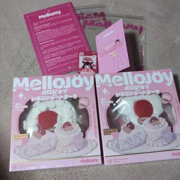 Mellojoy 스퀴즈 딸기 쇼트 케이크 홀 슬라이스