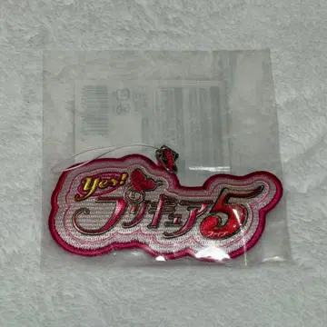 프리큐어 로고 시리즈 자수 키링 YES! 프리큐어 5