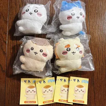 치이카와 클립 봉제 인형 1 컴플리트 4개 세트