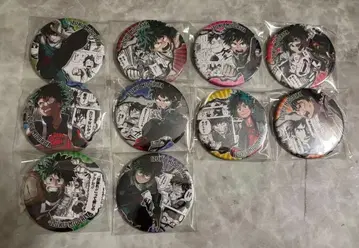 히로아카 미도리야 이즈쿠 컬렉션 캔뱃지 HEROES 컴플리트 세트