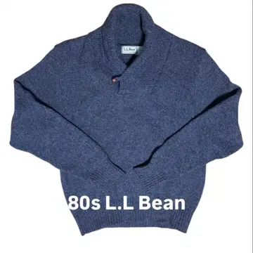 80s USA L.L.Bean 니트 스웨터 네이비 빈티지