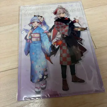 원신 임팩트 일본풍 디자인 A4 클리어 파일