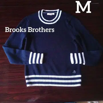 BrooksBrothers 네이비 니트 두꺼운 면 손세탁 가능