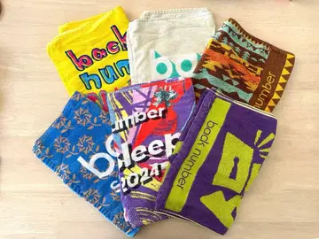 back number 라이브 타월 6종 세트