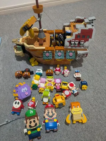 슈퍼 마리오 레고 쿠파 선박 묶음 판매