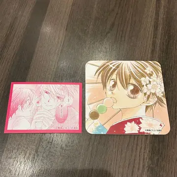 오란고교 호스트부 콜라보 카페 코스터 후지오카 하루히