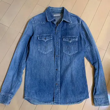 Fullcount 데님 셔츠 사이즈 40 택 레어