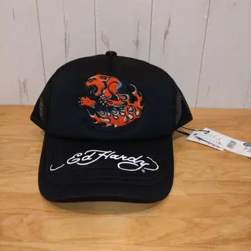 Ed Hardy 에드하디 메쉬 캡 블랙 호랑이 미사용 새상품