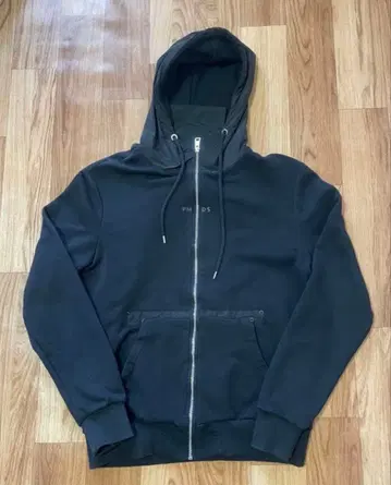 PMDS 나일론 절개 지퍼 후드티 XL 블랙 이탈리아제